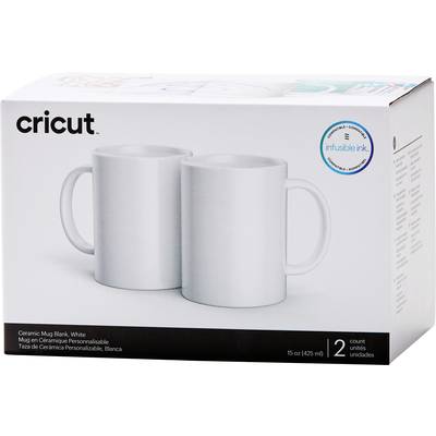 Cricut Ceramic Mug Blank Mok  Wit