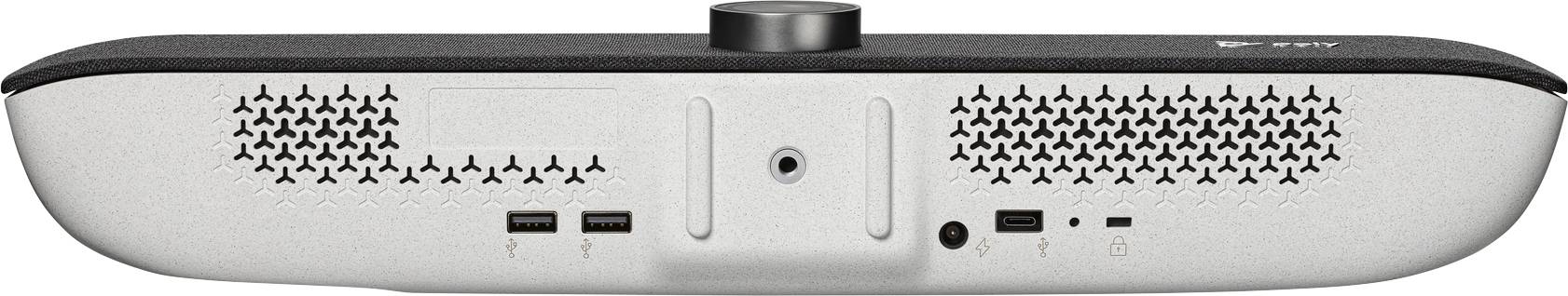 Poly Studio P15 - Gepersonaliseerde videovergaderingssysteem - 4K Ultra HD - 90° - 4x - Zwart - Grijs-3