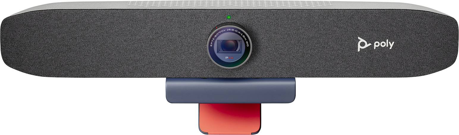 Poly Studio P15 - Gepersonaliseerde videovergaderingssysteem - 4K Ultra HD - 90° - 4x - Zwart - Grijs-7
