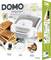 'DOMO Tasty Waffle XL' Wafelijzer met receptkaarten, anti-aanbaklaag en temperatuurregeling. Verpakking toont productafbeeldingen.