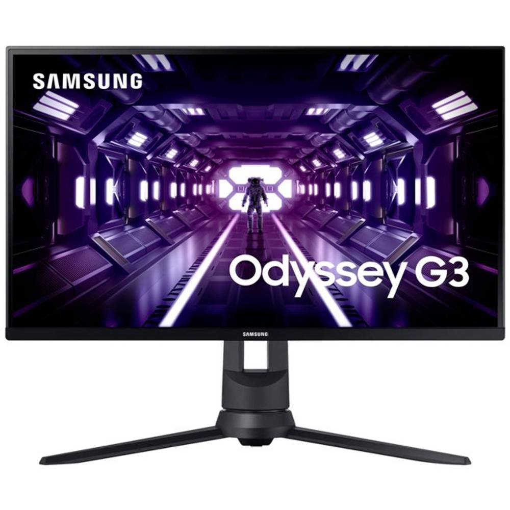 Samsung Odyssey G3 F27G34TFWU Gaming monitor 68.6 cm (27 inch) Energielabel F (A - G) 1920 x 1080 Pixel Full HD 1 ms VGA, HDMI, DisplayPort, Audio, stereo (3.5