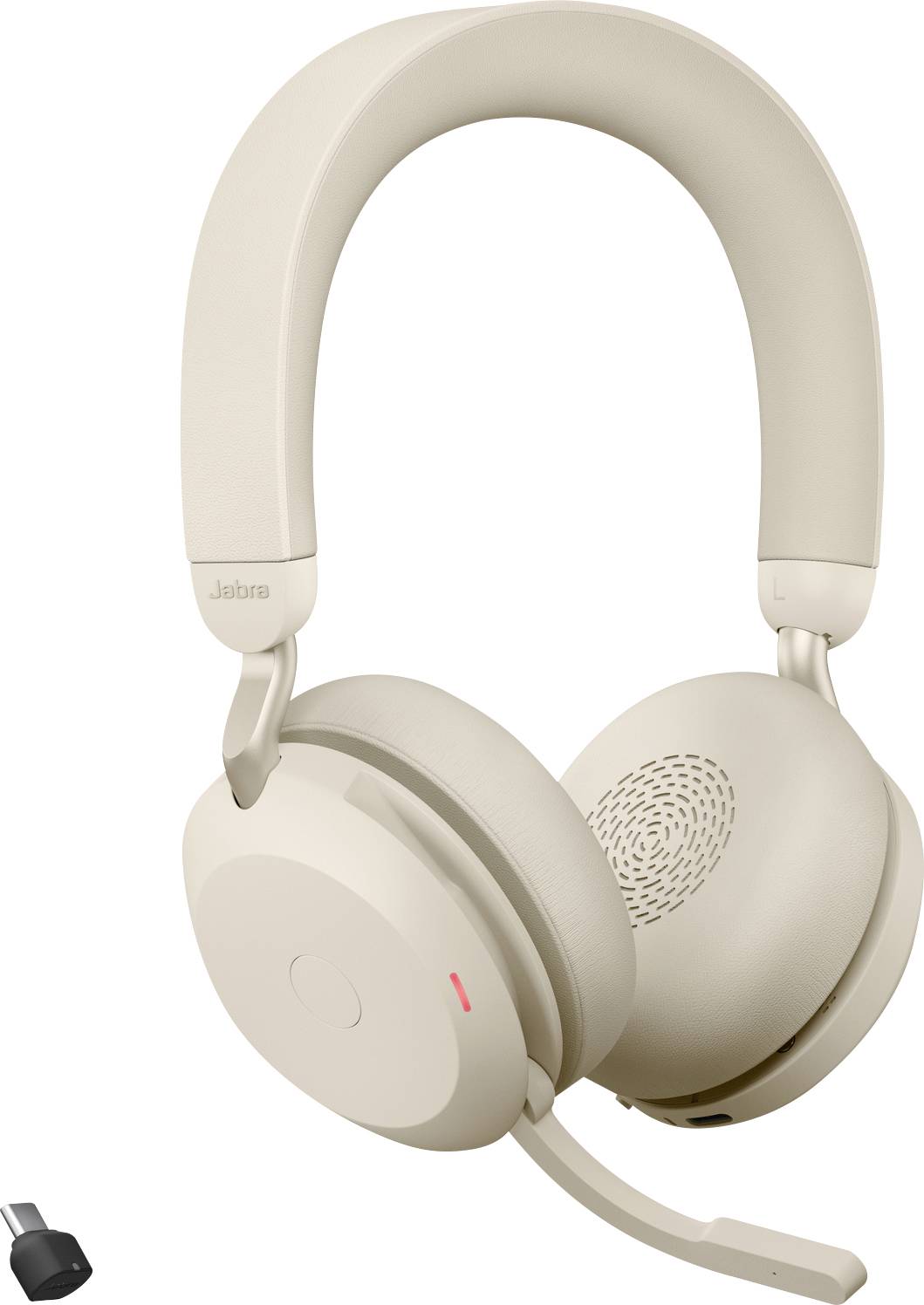 Jabra Evolve2 75 UC Stereo Headset On-Ear beige