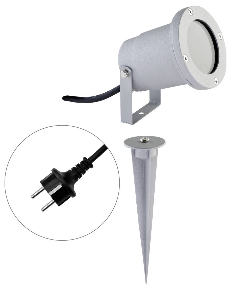EVN 545234 545234 LED-tuinspot LED GU10 35 W Zilver-1
