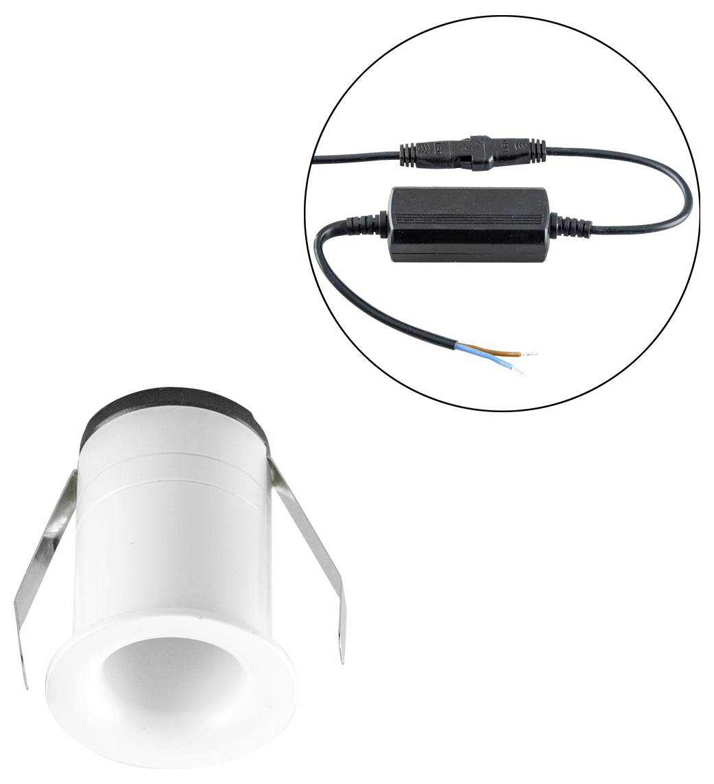 EVN C44030102 C44030102 LED-inbouwlamp LED LED vast ingebouwd 3 W Wit-1