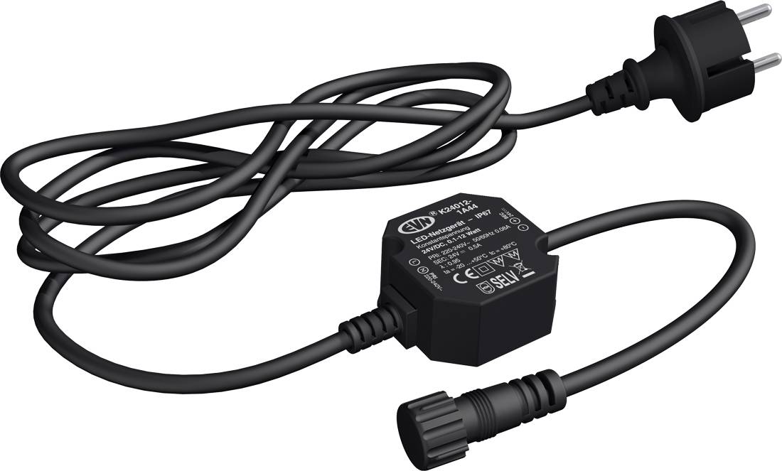 EVN K240121A44 LED-transformator Constante spanning 24 V/DC Overbelastingsbescherming 1 stuk(s)-1