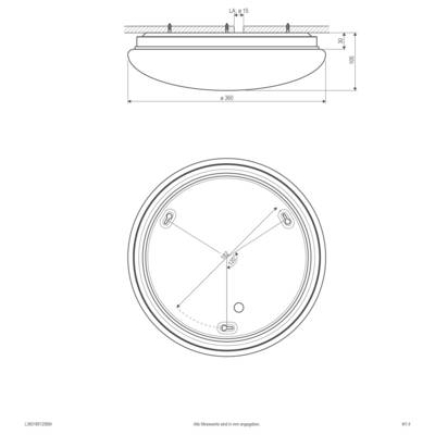 Technische tekening van een gesplitste rechthoekige strook en een gekromd profiel, gelabeld met afmetingen 1000 mm, 38,8 mm en 13,1 mm; schaal 1:1.