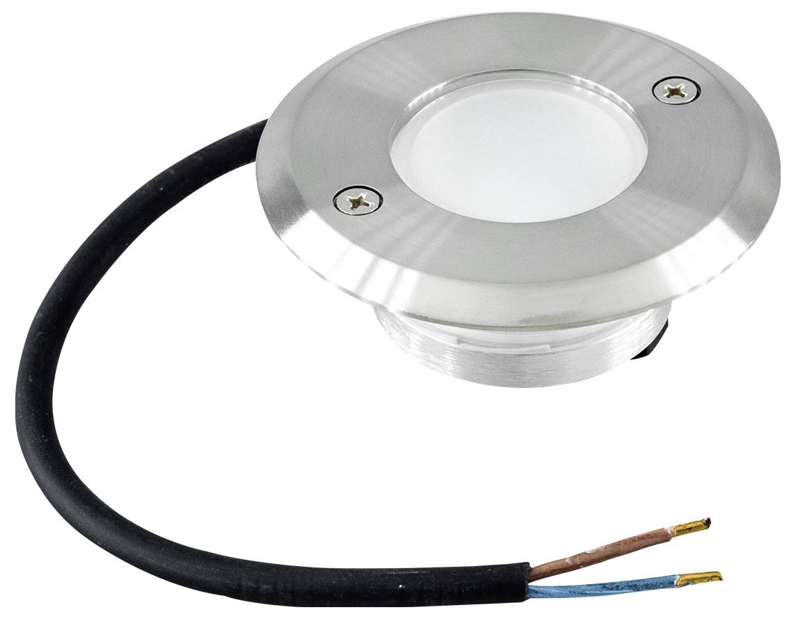 EVN P651002 P651002 LED-wandinbouwlamp LED LED vast ingebouwd 1 W RVS-1