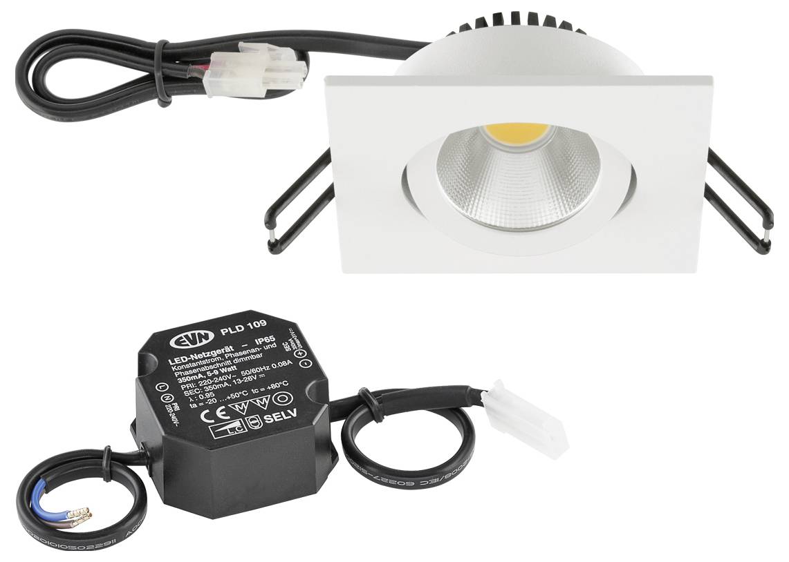 EVN PC24N90102 PC24N90102 LED-inbouwlamp LED LED vast ingebouwd 8.4 W Wit-1