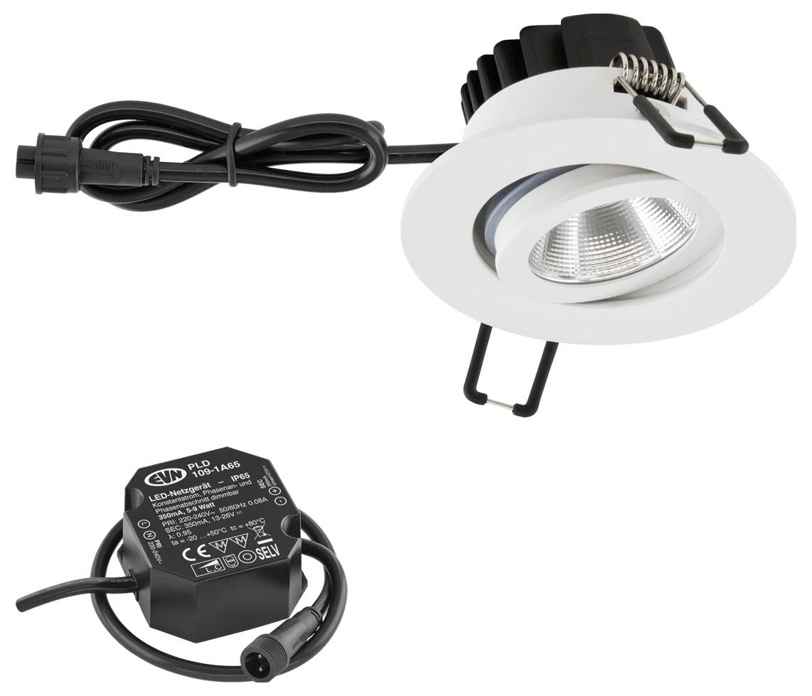 EVN PC650N90140 PC650N90140 LED-inbouwlamp LED LED vast ingebouwd 8.4 W Wit-1