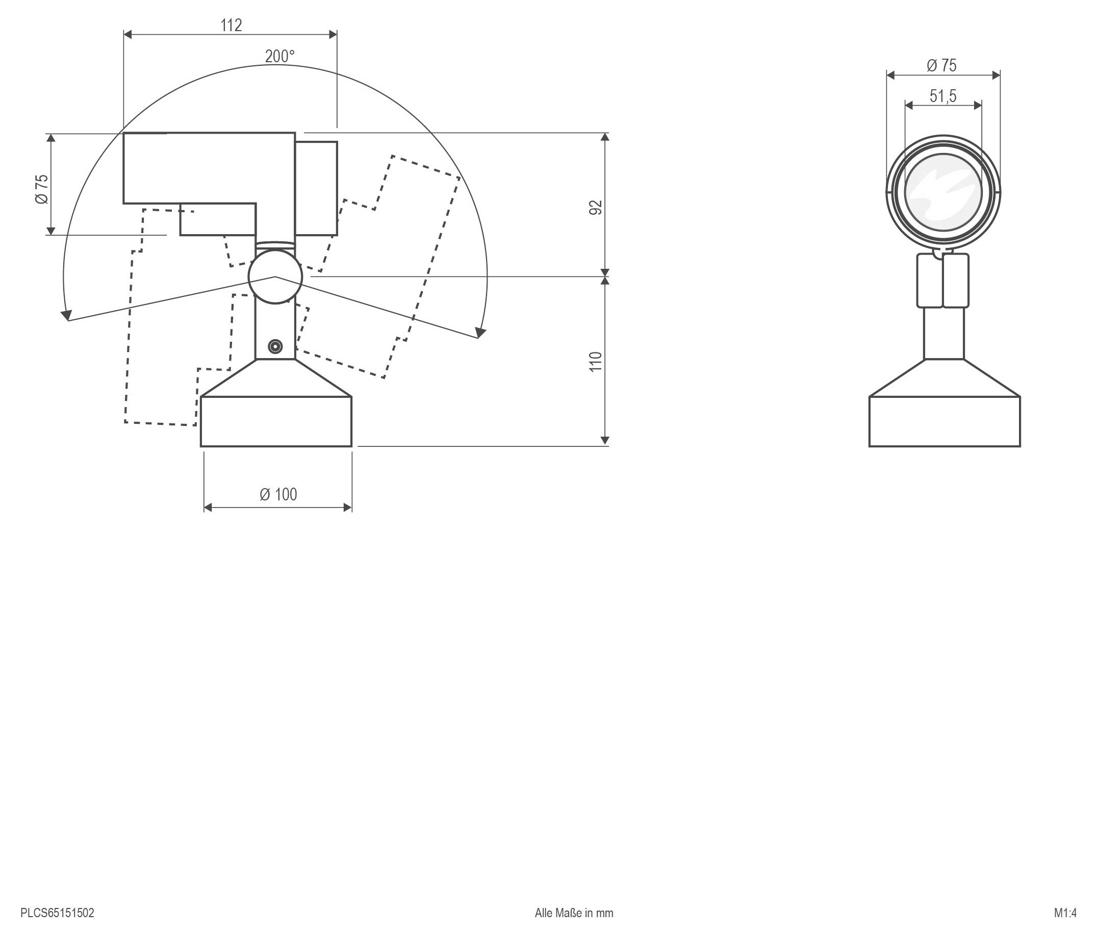 EVN PLCS65151502 PLCS65151502 LED-inbouwlamp LED LED vast ingebouwd 15 W Antraciet-2