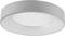 Ronde, witte led-plafondlamp met een strak design, geschikt voor moderne interieurs.