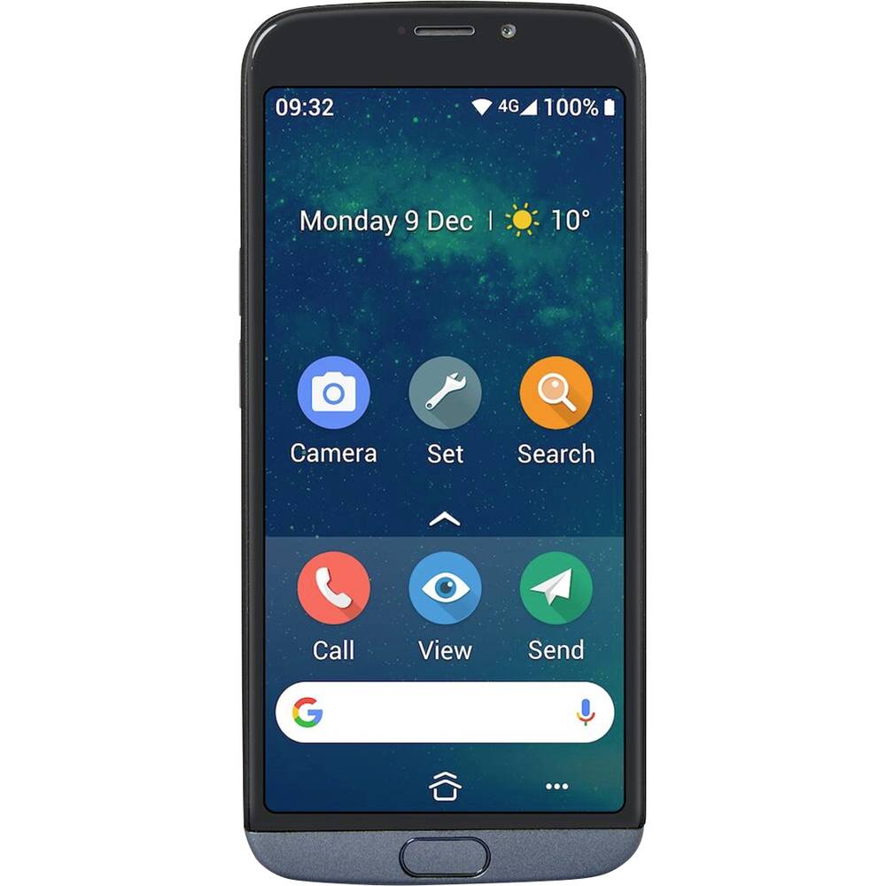 doro 8050 Plus Dual-SIM senioren smartphone 13.8 cm (5.45 inch) Grijs (transparant) Single-SIM