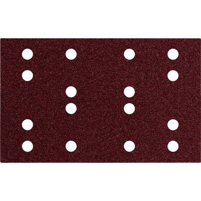 Braillestijl patroon van witte stippen gerangschikt in vier verticale kolommen op een donkerrode getextureerde achtergrond.