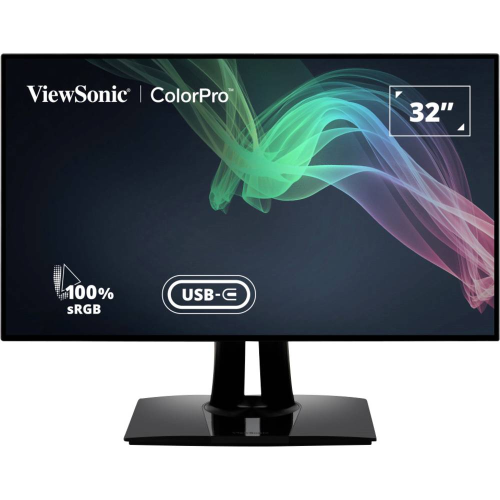 Viewsonic VP3268A-4K LED-monitor Energielabel G (A - G) 80 cm (31.5 inch) 3840 x 2160 Pixel 16:9 5 ms HDMI, DisplayPort, USB-C®, USB 3.2 Gen 1, RJ45 AH-IPS LED