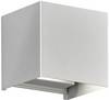 Fischer & Honsel Wall 30403 Buitenlamp (wand) LED, Lichtbron niet vervangbaar 6 W LED Zilver