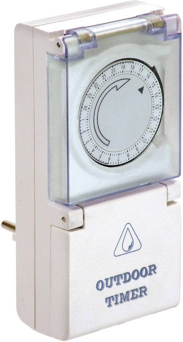 AS Schwabe 24031 Stopcontact-schakelklok Analoog  Dagprogramma  3500 W IP44