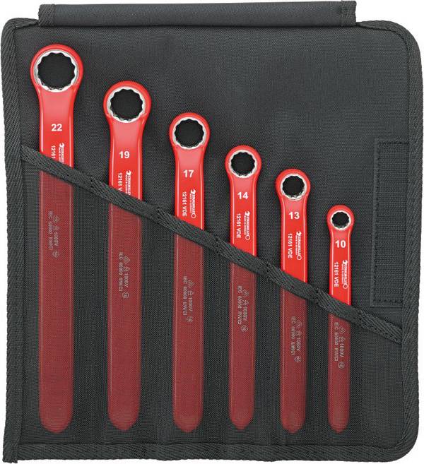 Stahlwille 96404302 12161/6 VDE Enkelvoudige ringsleutelset  Sleutelbreedte (metrisch) 10 - 22 mm