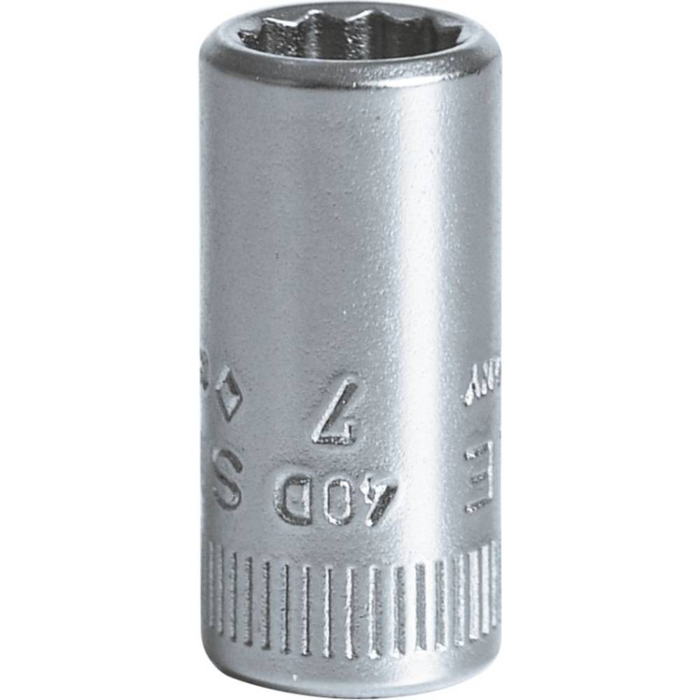 Stahlwille 40 D 7 01030007 Dubbel zeskant Dopsleutelinzetstuk 7 mm 1/4 (6.3 mm)