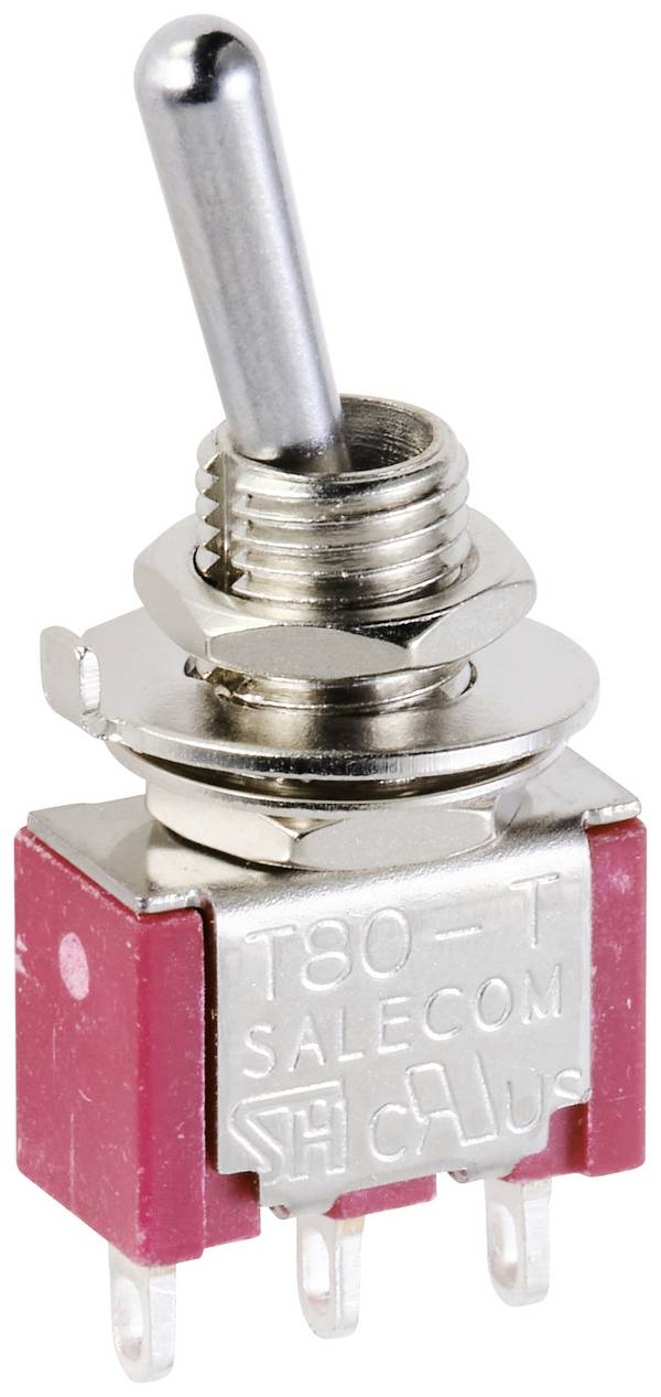 TRU COMPONENTS TC-9957460  Hefboomschakelaar 125 V/AC, 250 V/AC 3 A 1x aan/aan  Continu 1 stuk(s)