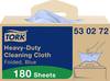 TORK Extra sterke reinigingsdoekjes blauw W7, losse   doekjes, 1 x 180 doekjes 530272