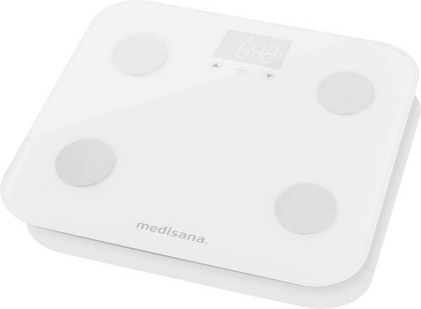 Medisana BS 600 WiFi 40501 Analyse-personenweegschaal Digitaal Weegbereik (max.): 180 kg Wit Met Bluetooth
