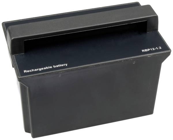 RAVAS Hubwagen Ersatzakku Loodaccu 12 V 1.2 Ah Loodvlies (AGM) (b x h x d) 70 x 85 x 120 mm Contactpolen
