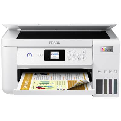 Epson EcoTank ET-2856 Multifunctionele printer  A4 Printen, scannen, kopiëren Duplex, Inktbijvulsysteem, USB, WiFi