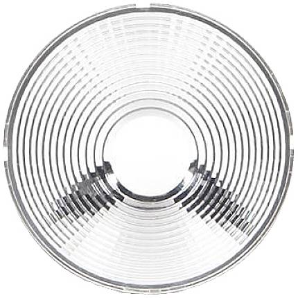 Cirkelvormige, spiraalvormige structuur van ringen die smaller worden naar het centrum toe en visueel een diep, driedimensionaal effect creëren.