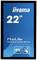 Afbeelding van een monitor met de tekst 'iiyama, 22", ProLite TF2234MC-B7X'. Pictogrammen voor IPS-display en 10-punts touchscreen.