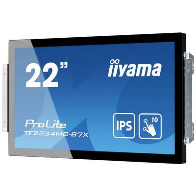 22-inch touchscreen van iiyama, model ProLite TF2234MC-B7X, met IPS-technologie en ondersteuning voor 10 multitouchpunten.