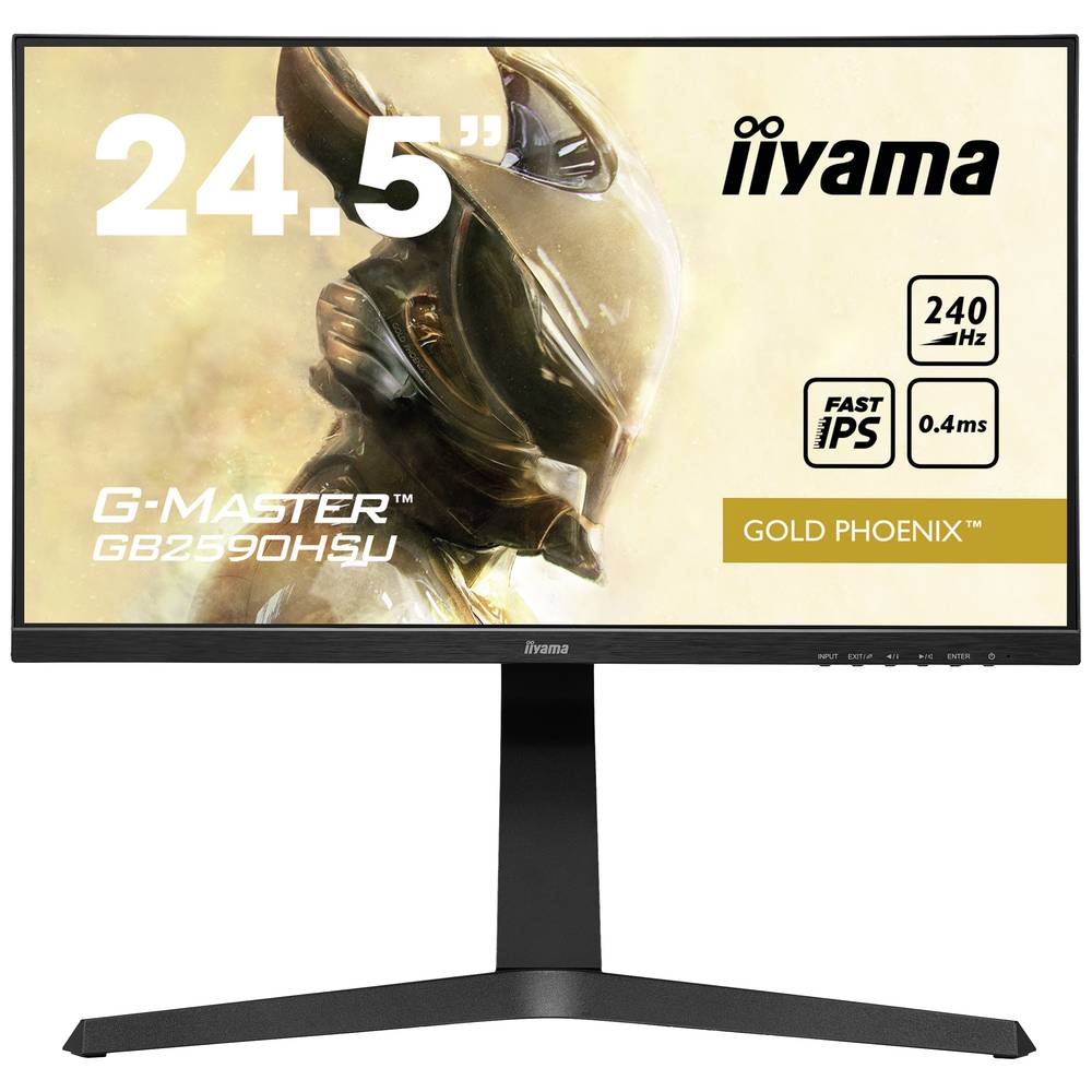 Image of Iiyama G-MASTER Gold Phoenix GB2590HSU-B Monitor da gioco 62.2 cm (24.5 pollici) ERP F (A - G) 1920 x 1080 Pixel Full HD 0.4 ms HDMI ™, DisplayPort, USB 3.0,