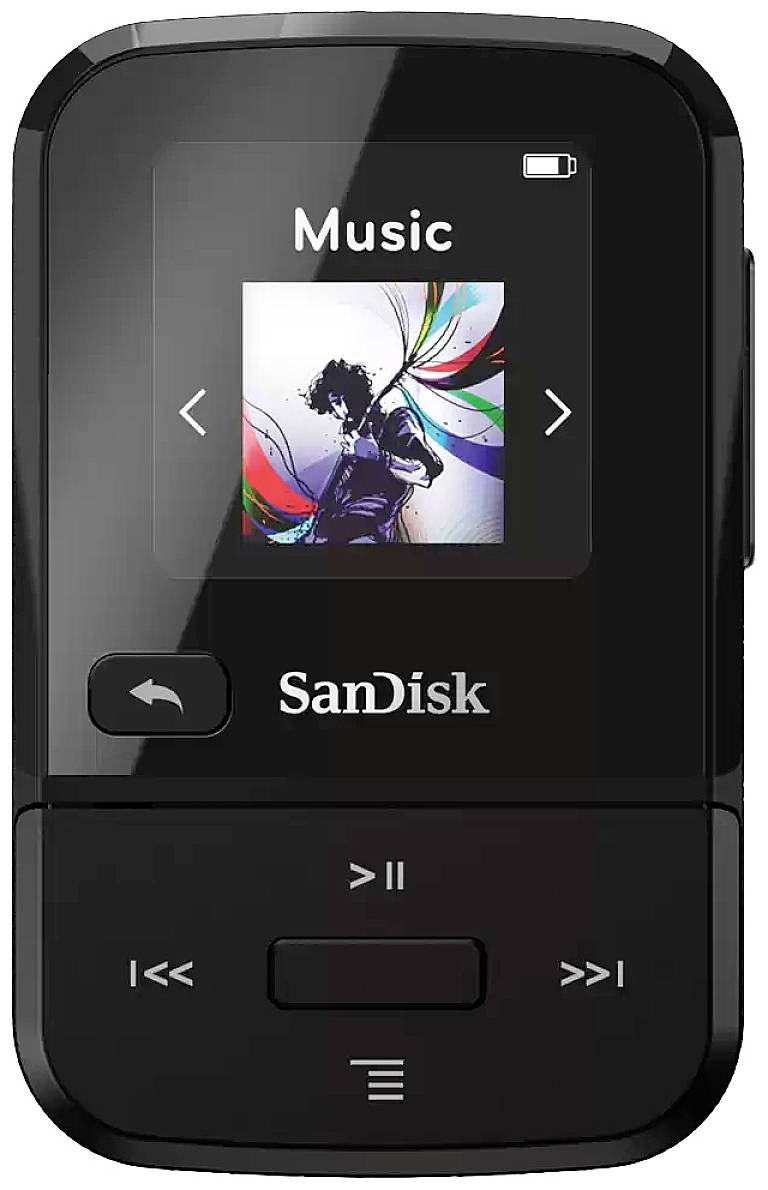 Verkleuren Durven Aquarium SanDisk Clip Sport Go MP3-speler 32 GB Zwart Met bevestigingsclip, FM-radio  kopen ? Conrad Electronic