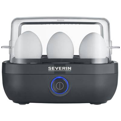 Severin EK 3165 Eierkoker BPA-vrij, Met maatbeker, Met eierprikker Zwart 