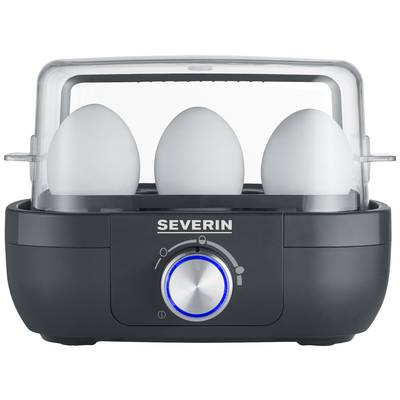 Severin EK 3166 Eierkoker BPA-vrij, Met maatbeker, Met eierprikker Zwart 