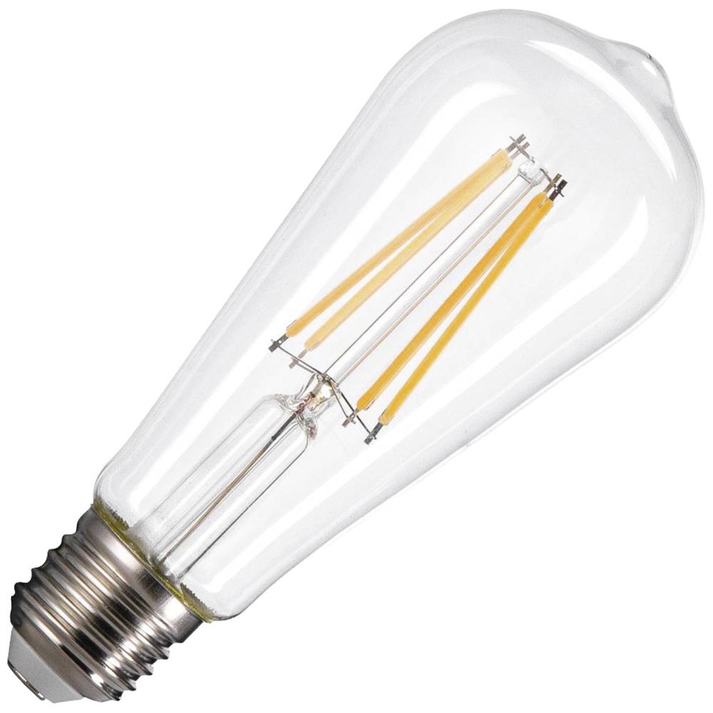 SLV 1005268 LED-lamp Energielabel F (A - G) E27 Peer 7.5000000000000 W Warmwit (Ø x l) 58 mm x 142 mm 1 stuk(s)