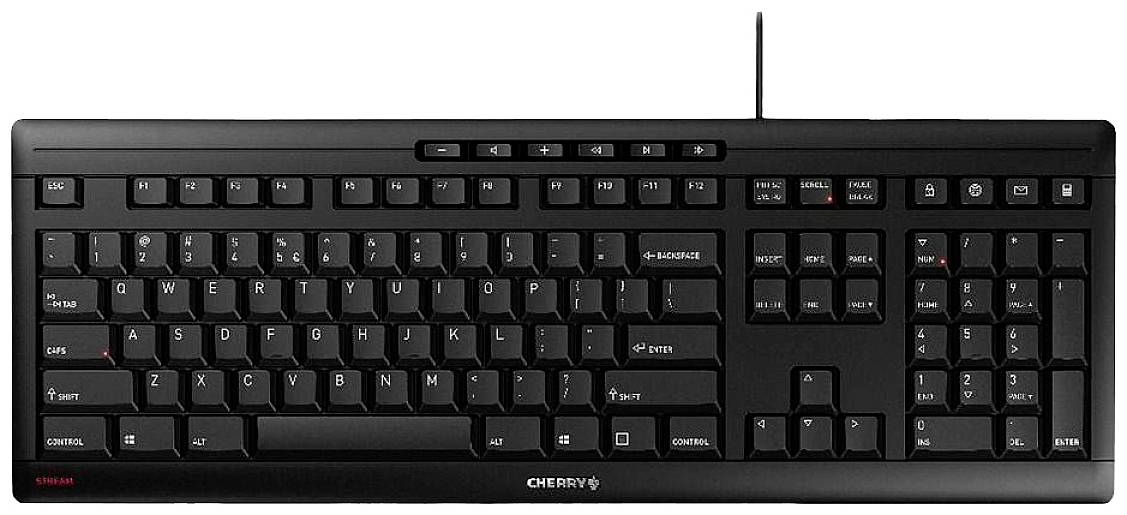CHERRY JK-8550CH-2 Toetsenbord Draadloos QWERTZ, Zwitsers Zwart Rekenmachinefunctie-0