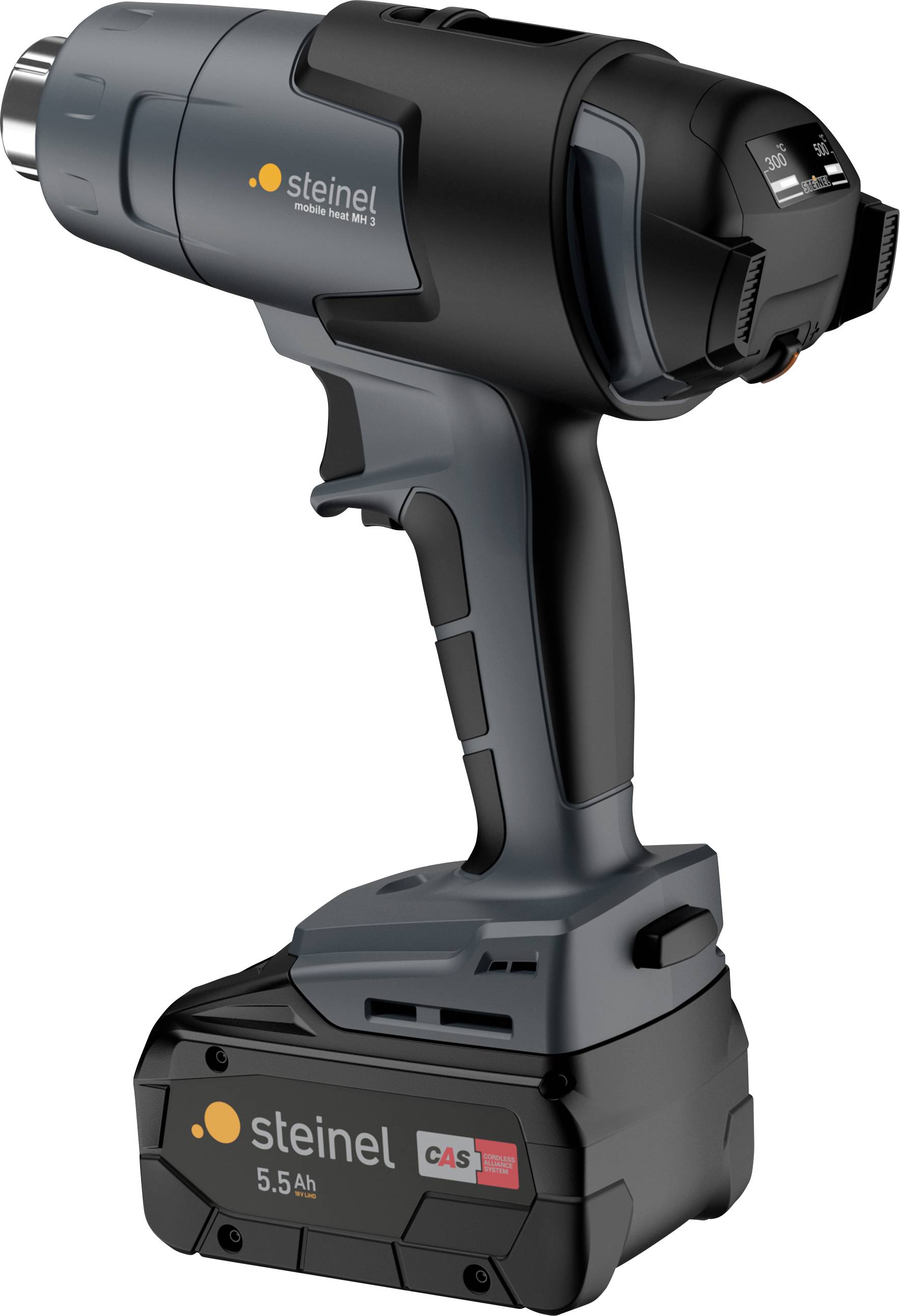 Steinel 068226 MH3 KF SC Heteluchtpistool 600 W Incl. lader, Incl. accu