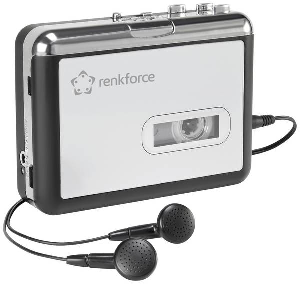 Renkforce RF-CP-170 Cassettedigitaliseerder Incl. hoofdtelefoon