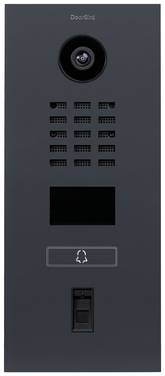 DoorBird D2101FV Fingerprint 50  Buitenunit voor Video-deurintercom via WiFi LAN  RVS, RAL 7016 (zijdemat)