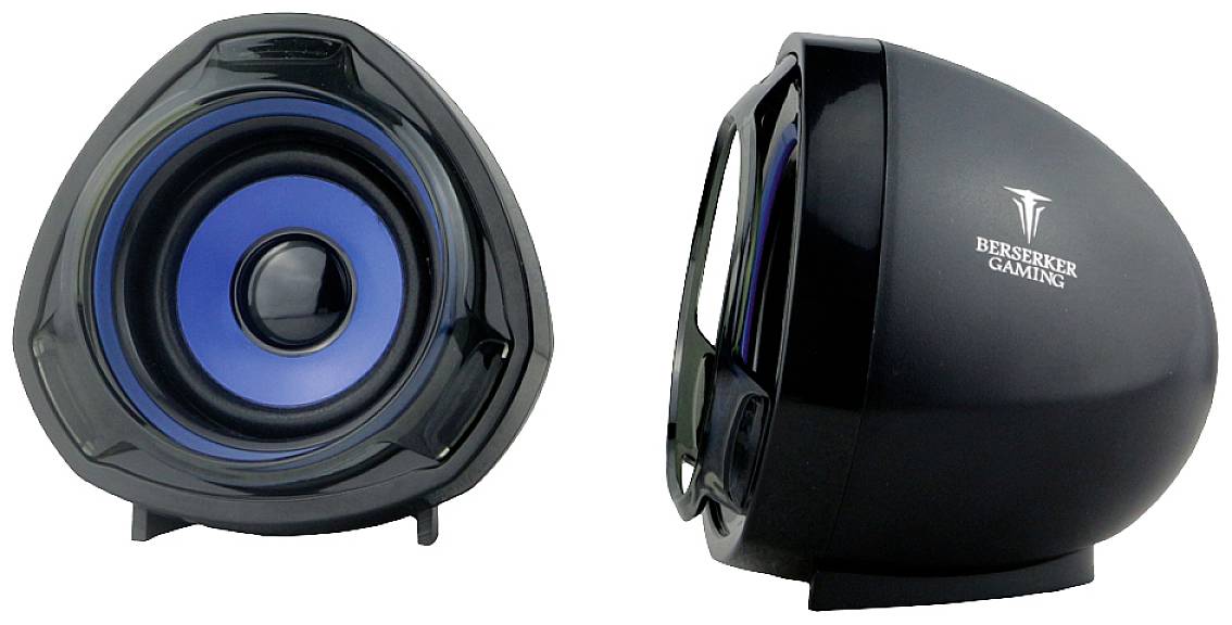 Berserker Gaming Hati 2.0 PC-luidsprekers Kabelgebonden 5 W Blauw, Zwart-1