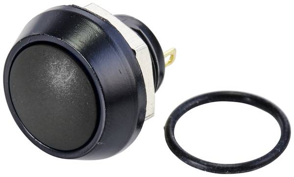 TRU COMPONENTS TC-10091012 GQ12B-10/J/N/A Druktoets 48 V/DC 2 A 1x uit/(aan) Moment IP65 1 stuk(s)