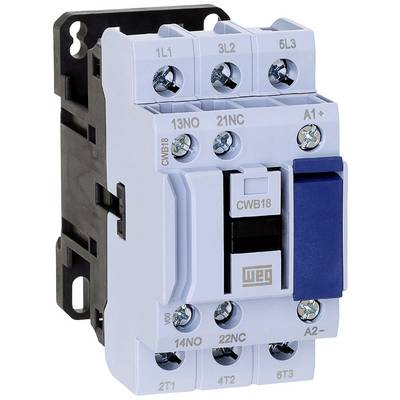 Elektrische schakelaar: 3-polig met schroefaansluitingen, modelnummer 'CWB18'. Gebruikt in schakelkasten voor motorbediening.