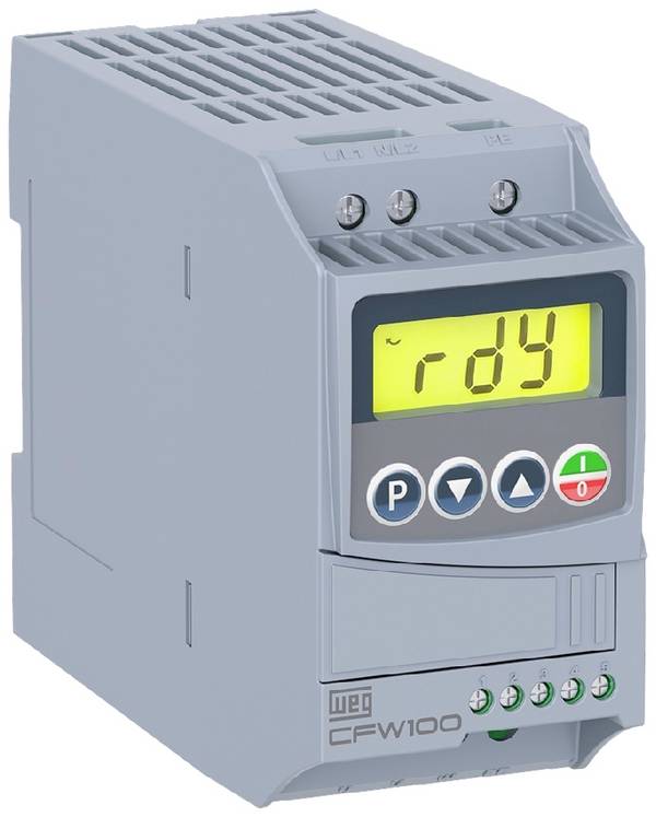 WEG Frequentieregelaar CFW100 A 01P6 S2 0.18 kW 1-fasig 200 V, 240 V