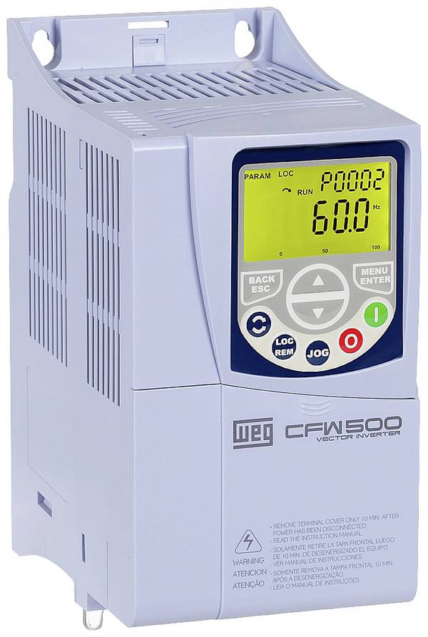 WEG Frequentieregelaar CFW500 D 31P0 T4 15 kW 3-fasig 380 V, 480 V