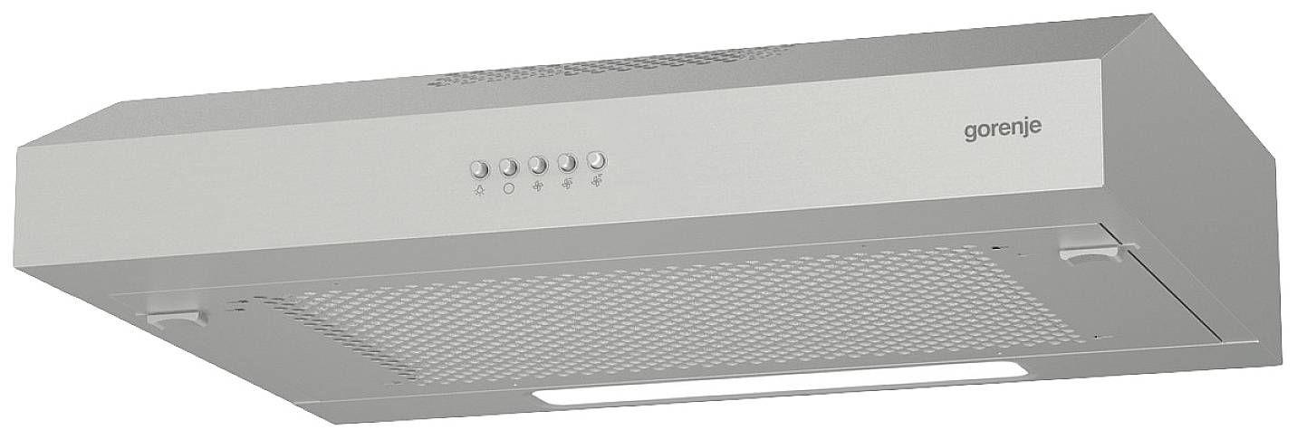 Gorenje WHU629ES/S Onderbouw afzuigkap 596 mm Energielabel: B (A+++ - D) 64 dB RVS-1
