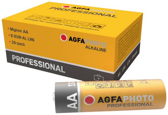 AgfaPhoto Professional AA batterij (penlite) Alkaline  1.5 V 10 stuk(s)