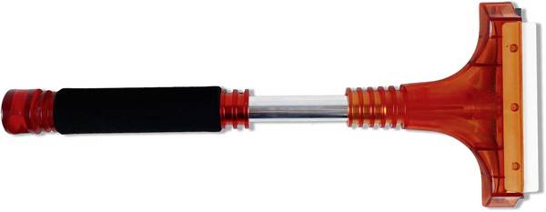 HP Autozubehör Deluxe Kunststof, Metaal IJskrabber / sneeuwbezem Softgrip, Rubberen wisser (l x b) 31.5 cm x 13 cm  Rood