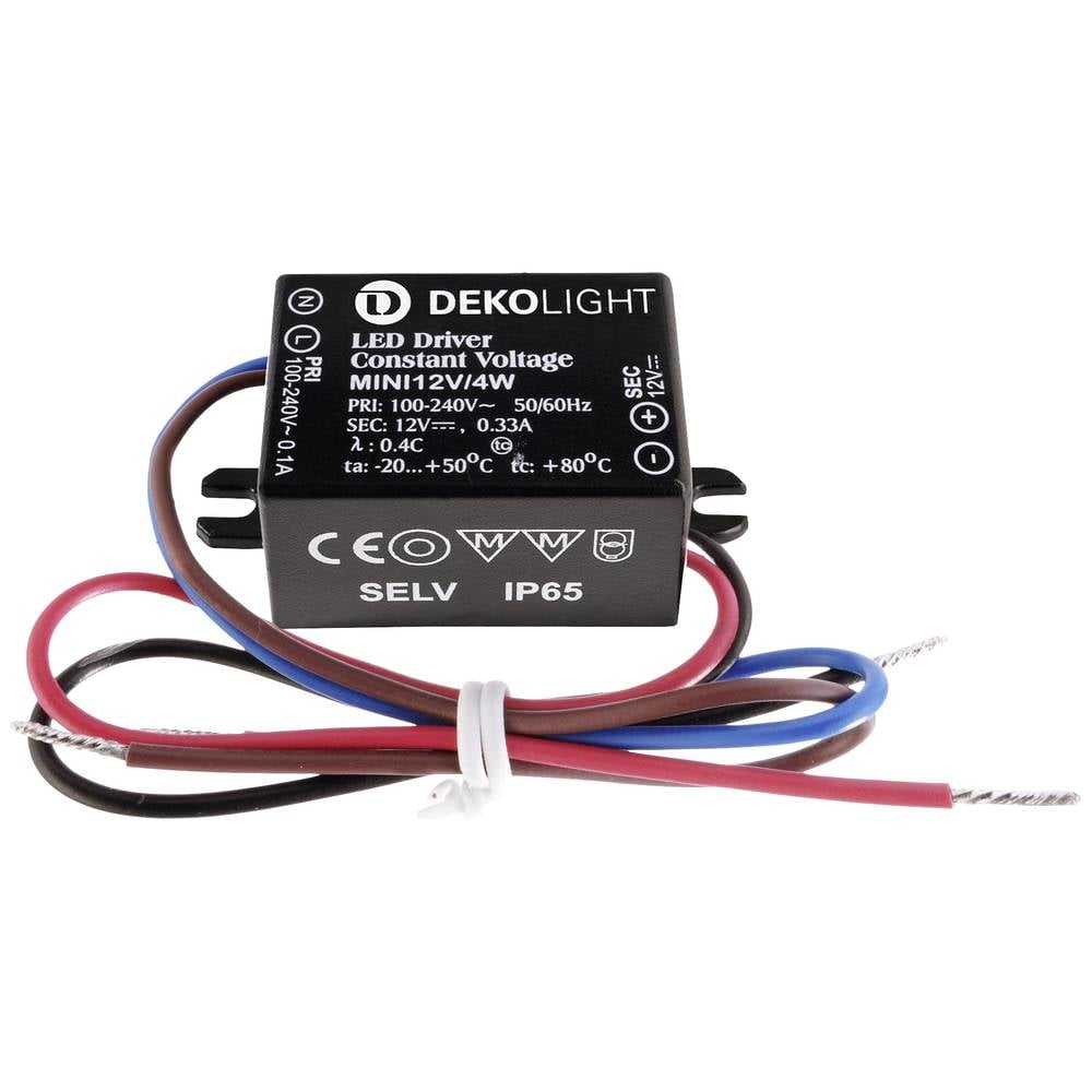 Deko Light Mini CV LED-transformator Constante spanning 4 W 330 mA 12 V