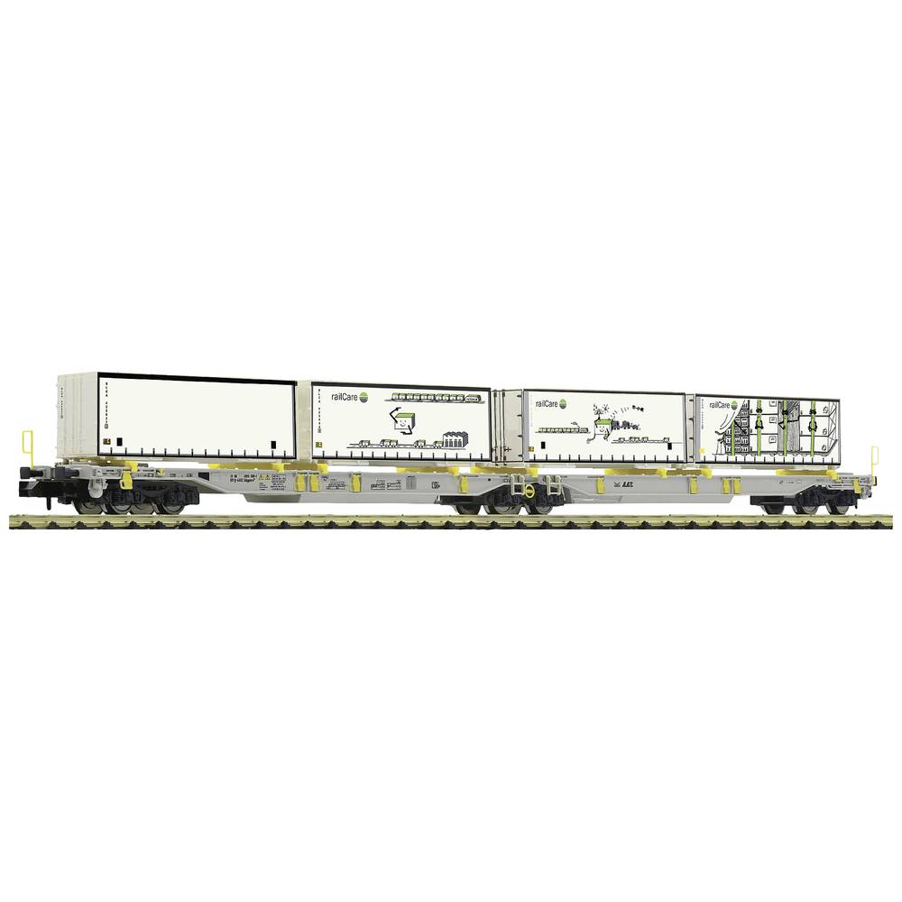 Fleischmann 825014 N dubbele containerwagen van de AAE