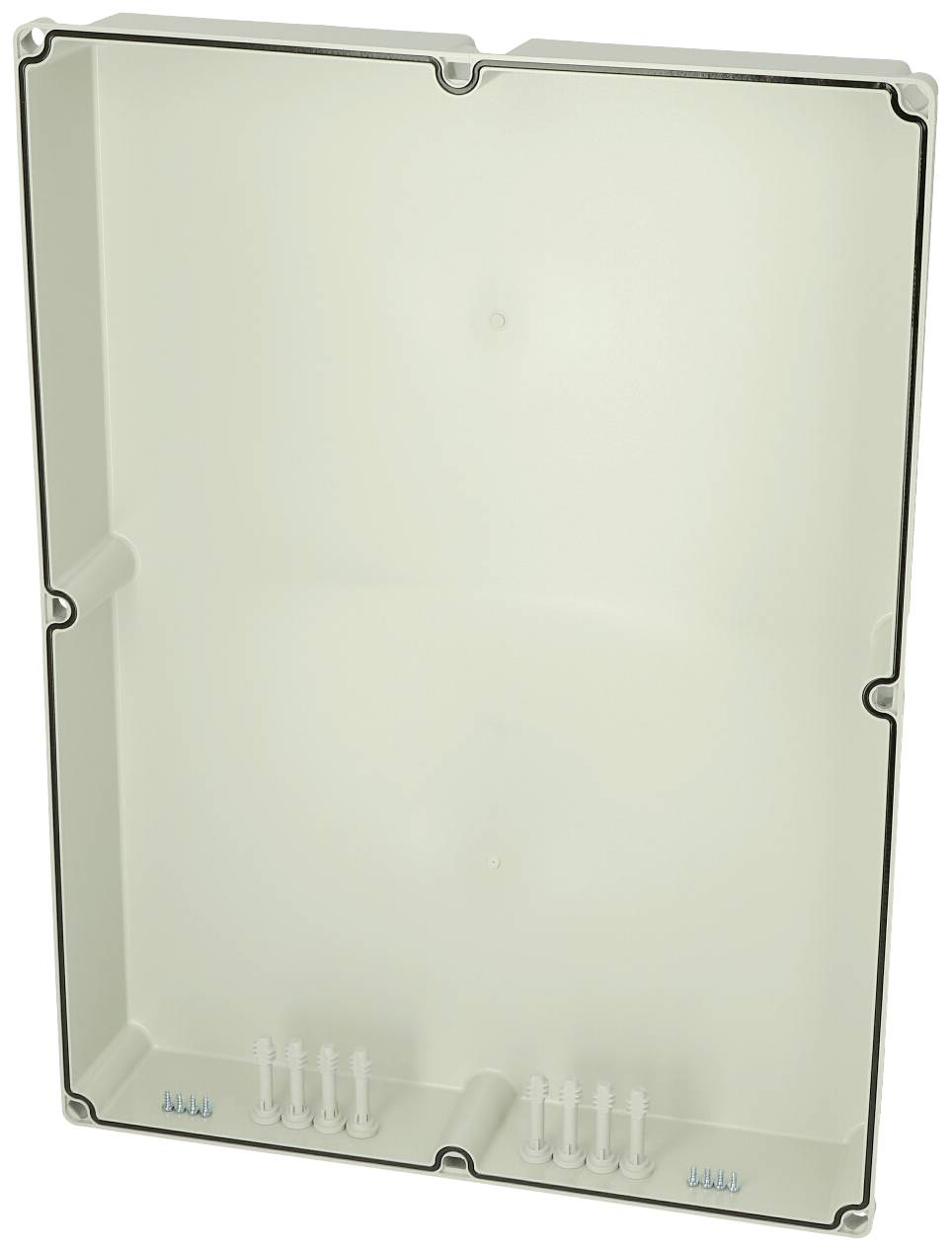 Fibox Cover, PC Grey 3730908 Universele behuizing 760 x 560 x 100 Polycarbonaat Grijs-wit (RAL 7035) 1 stuk(s)